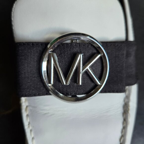 Michael Khors White Leather Loafers - Excellent Condition - Picture 3 of 9